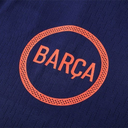 25/26 FC Barcelona Training Blue/Orange Kids Size Tracksuit from FootballPrestige.club - Premium Football Kits