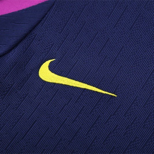 25/26 FC Barcelona Training Blue/Purple Kids Size Tracksuit from FootballPrestige.club - Premium Football Kits