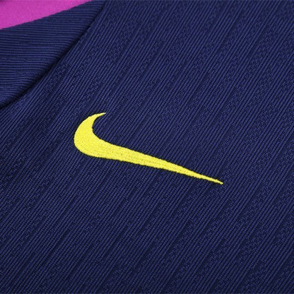 25/26 FC Barcelona Training Blue/Purple Kids Size Tracksuit from FootballPrestige.club - Premium Football Kits