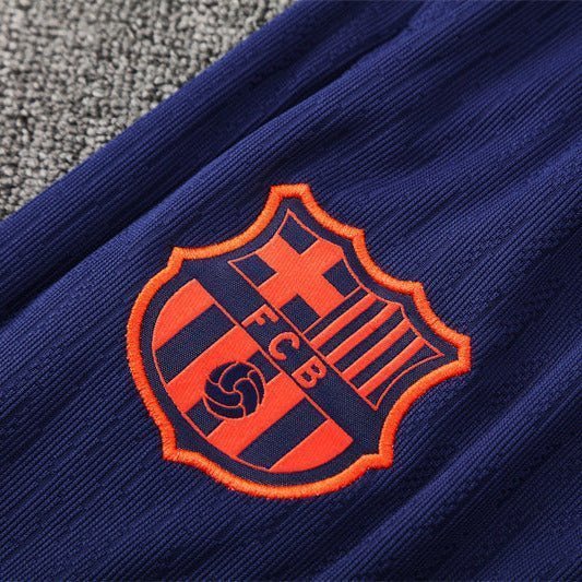 25/26 FC Barcelona Training Orange/Blue Kids Size Tracksuit from FootballPrestige.club - Premium Football Kits