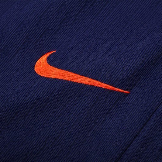 25/26 FC Barcelona Training Orange/Blue Tracksuit from FootballPrestige.club - Premium Football Kits