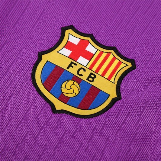 25/26 FC Barcelona Training Purple/Blue Tracksuit from FootballPrestige.club - Premium Football Kits
