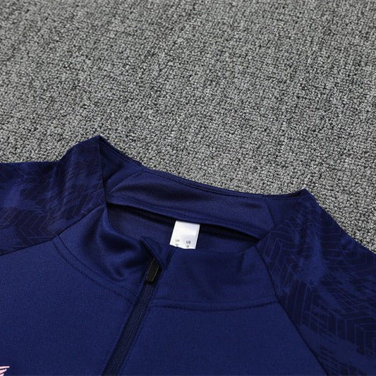 25/26 Feyenoord Training Blue Kids Size Tracksuit from FootballPrestige.club - Premium Football Kits