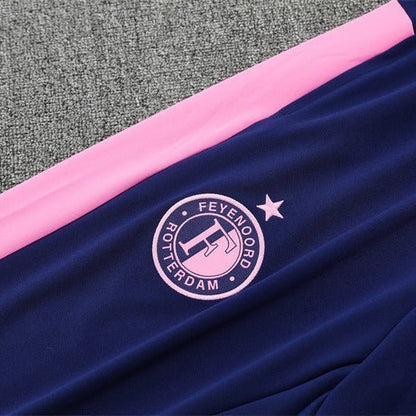 25/26 Feyenoord Training Blue Kids Size Tracksuit from FootballPrestige.club - Premium Football Kits