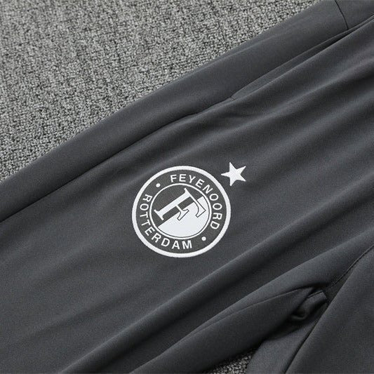 25/26 Feyenoord Training Grey Tracksuit from FootballPrestige.club - Premium Football Kits