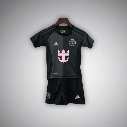 25/26 Inter Miami Away Kids Size Kit from FootballPrestige.club - Premium Football Kits