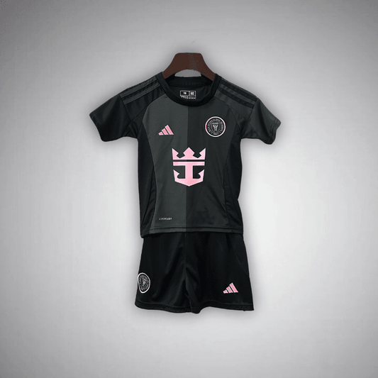 25/26 Inter Miami Away Kids Size Kit from FootballPrestige.club - Premium Football Kits