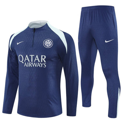 25/26 Inter Milan Blue Tracksuit from FootballPrestige.club - Premium Football Kits