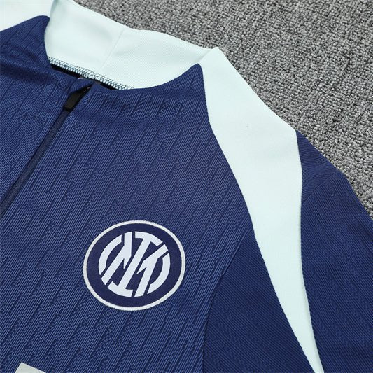 25/26 Inter Milan Blue Tracksuit from FootballPrestige.club - Premium Football Kits