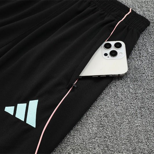 25/26 Juventus Training Black Tracksuit from FootballPrestige.club - Premium Football Kits