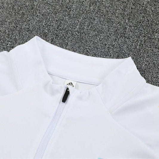 25/26 Juventus Training White Tracksuit from FootballPrestige.club - Premium Football Kits