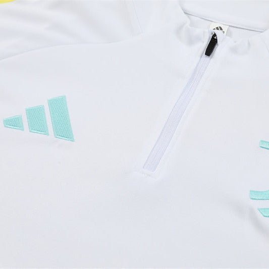 25/26 Juventus Training White Tracksuit from FootballPrestige.club - Premium Football Kits