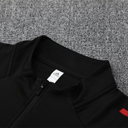 25/26 Liverpool Training Black Kids Size Tracksuit from FootballPrestige.club - Premium Football Kits