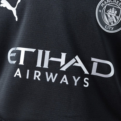 25/26 Manchester City Away Kids Size Kit from FootballPrestige.club - Premium Football Kits