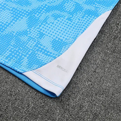 25/26 Manchester City x Asahi Blue Kids Size Tracksuit from FootballPrestige.club - Premium Football Kits