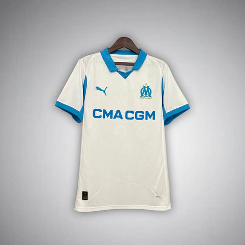 25/26 Marseille Home Kit from FootballPrestige.club - Premium Football Kits