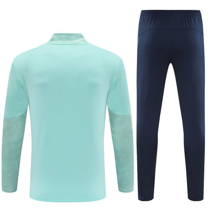 25/26 Marseille Training Mint Green Tracksuit from FootballPrestige.club - Premium Football Kits
