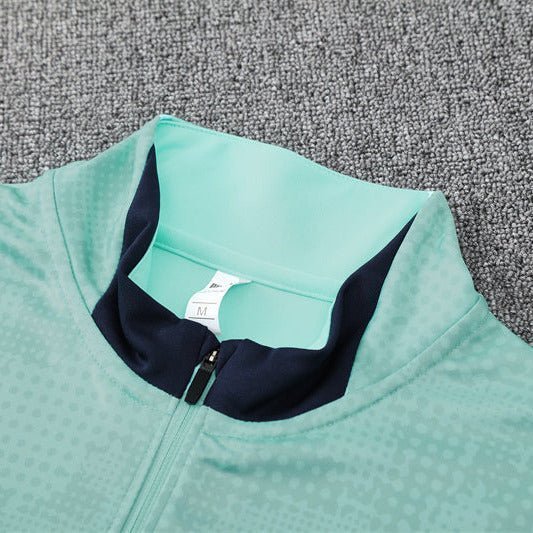 25/26 Marseille Training Mint Green Tracksuit from FootballPrestige.club - Premium Football Kits