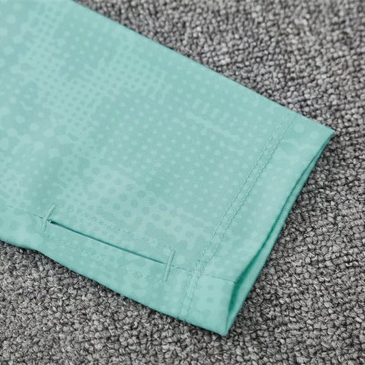25/26 Marseille Training Mint Green Tracksuit from FootballPrestige.club - Premium Football Kits