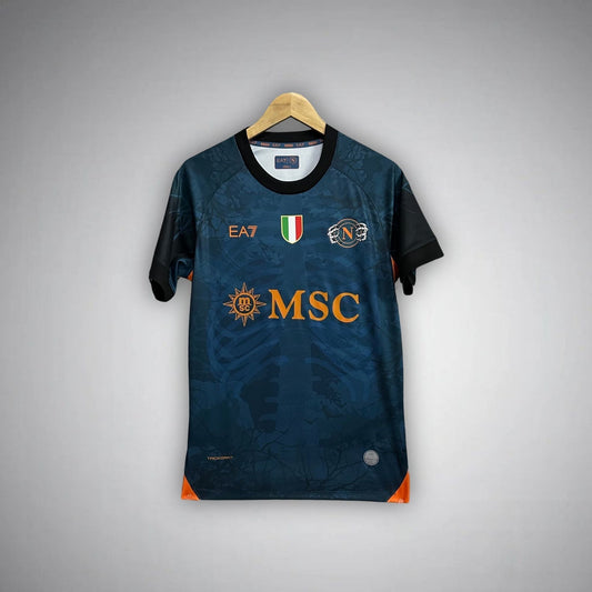 25/26 Napoli Halloween Premium Kit from FootballPrestige.club - Premium Football Kits