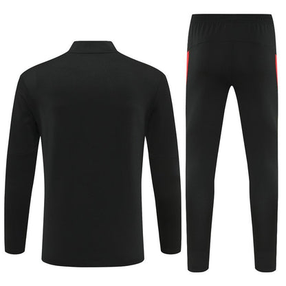 25/26 Portugal Training Black Tracksuit from FootballPrestige.club - Premium Football Kits