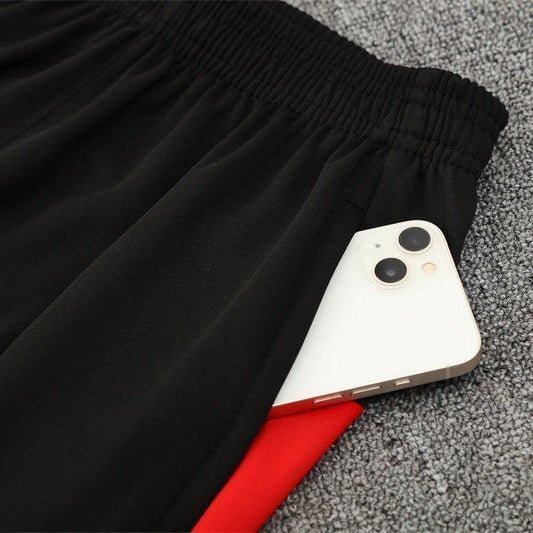 25/26 Portugal Training Black Tracksuit from FootballPrestige.club - Premium Football Kits