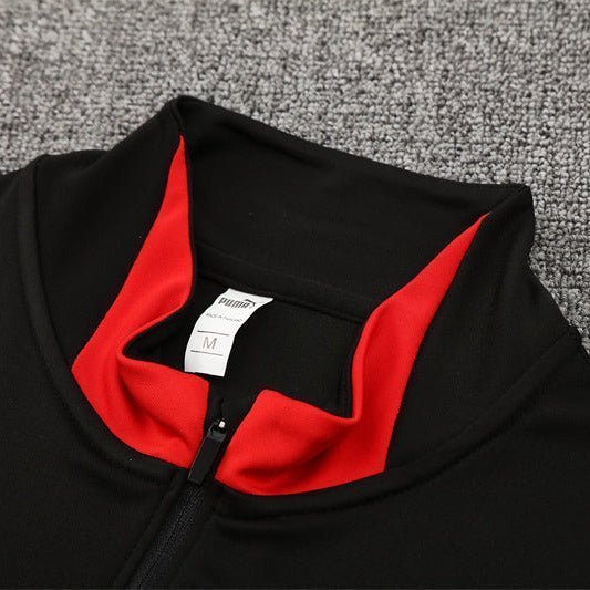 25/26 Portugal Training Black Tracksuit from FootballPrestige.club - Premium Football Kits