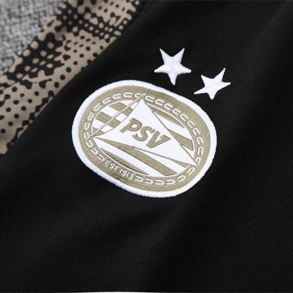 25/26 PSV Training Black Tracksuit from FootballPrestige.club - Premium Football Kits