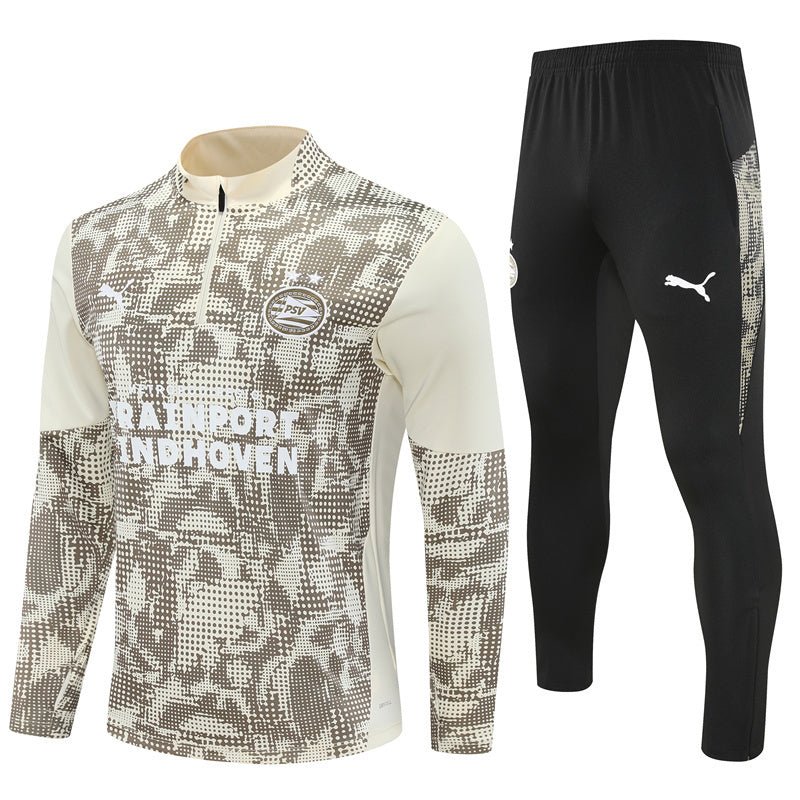 25/26 PSV Training White Kids Size Tracksuit from FootballPrestige.club - Premium Football Kits