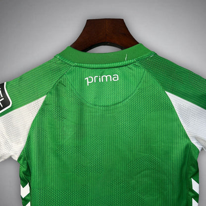 25/26 Real Betis Home Kids Size Kit from FootballPrestige.club - Premium Football Kits