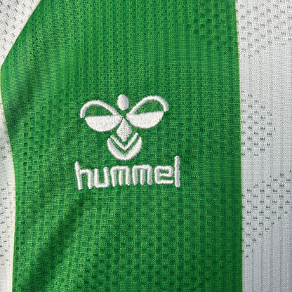 25/26 Real Betis Home Kids Size Kit from FootballPrestige.club - Premium Football Kits