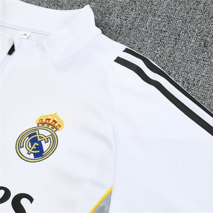 25/26 Real Madrid Home Tracksuit from FootballPrestige.club - Premium Football Kits