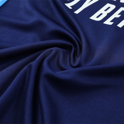 25/26 Real Madrid Training Blue Kids Size Tracksuit from FootballPrestige.club - Premium Football Kits