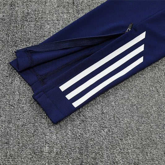 25/26 Real Madrid Training Blue Tracksuit from FootballPrestige.club - Premium Football Kits