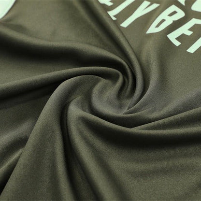 25/26 Real Madrid Training Dark Olive Kids Size Tracksuit from FootballPrestige.club - Premium Football Kits