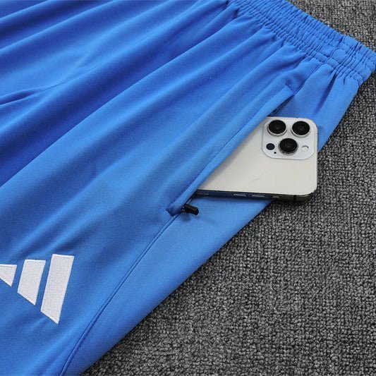 25/26 Real Madrid Training Light Blue Tracksuit from FootballPrestige.club - Premium Football Kits