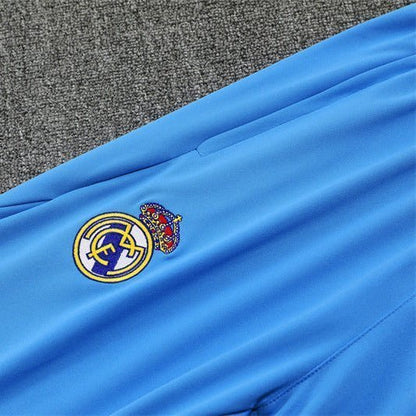 25/26 Real Madrid Training Light Blue Tracksuit from FootballPrestige.club - Premium Football Kits
