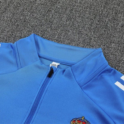 25/26 Real Madrid Training Light Blue Tracksuit from FootballPrestige.club - Premium Football Kits