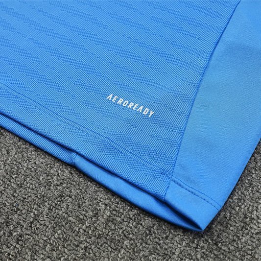 25/26 Real Madrid Training Light Blue Tracksuit from FootballPrestige.club - Premium Football Kits