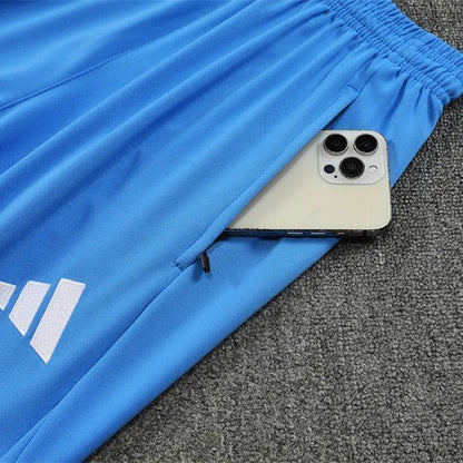 25/26 Real Madrid Training Light Blue Tracksuit from FootballPrestige.club - Premium Football Kits