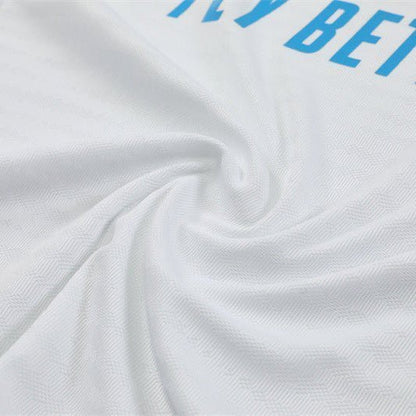 25/26 Real Madrid Training White/Light Blue Tracksuit from FootballPrestige.club - Premium Football Kits