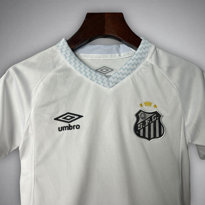 25/26 Santos FC Home Kids Size Kit from FootballPrestige.club - Premium Football Kits