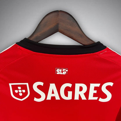 25/26 SL Benfica Home Long Sleeve Kit from FootballPrestige.club - Premium Football Kits