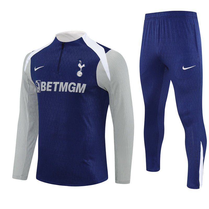 25/26 Tottenham Training Blue Tracksuit from FootballPrestige.club - Premium Football Kits