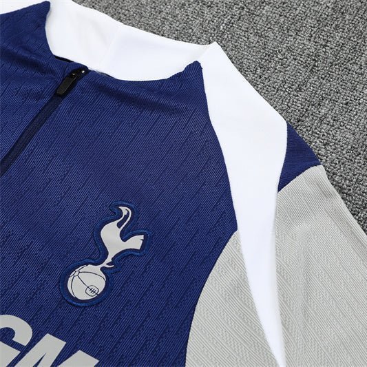 25/26 Tottenham Training Blue Tracksuit from FootballPrestige.club - Premium Football Kits