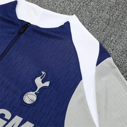 25/26 Tottenham Training Blue Tracksuit from FootballPrestige.club - Premium Football Kits