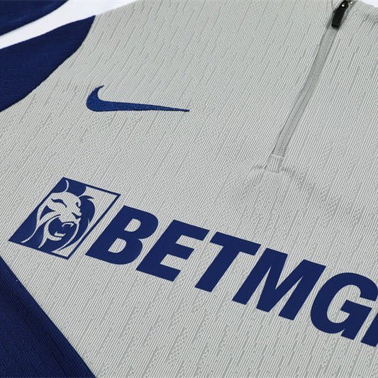 25/26 Tottenham Training Grey Kids Size Tracksuit from FootballPrestige.club - Premium Football Kits