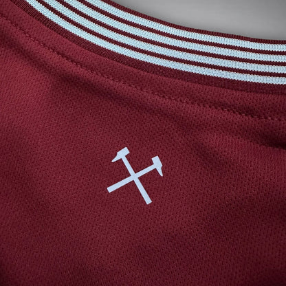 25/26 West Ham United Home Kit from FootballPrestige.club - Premium Football Kits
