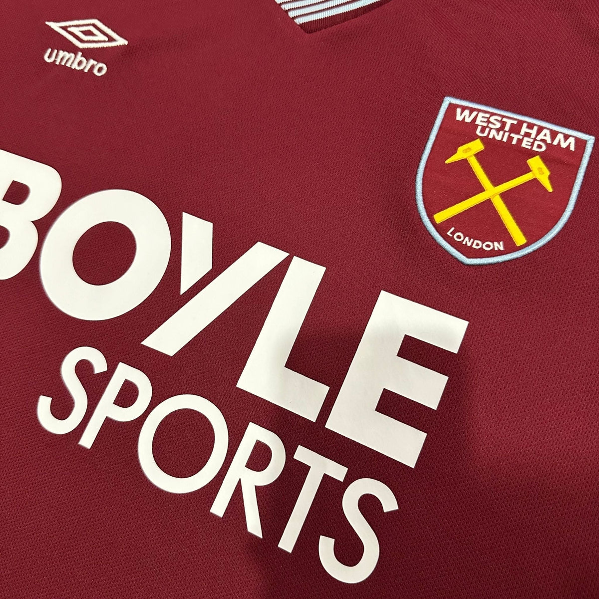 25/26 West Ham United Home Kit from FootballPrestige.club - Premium Football Kits