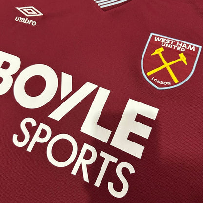 25/26 West Ham United Home Kit from FootballPrestige.club - Premium Football Kits